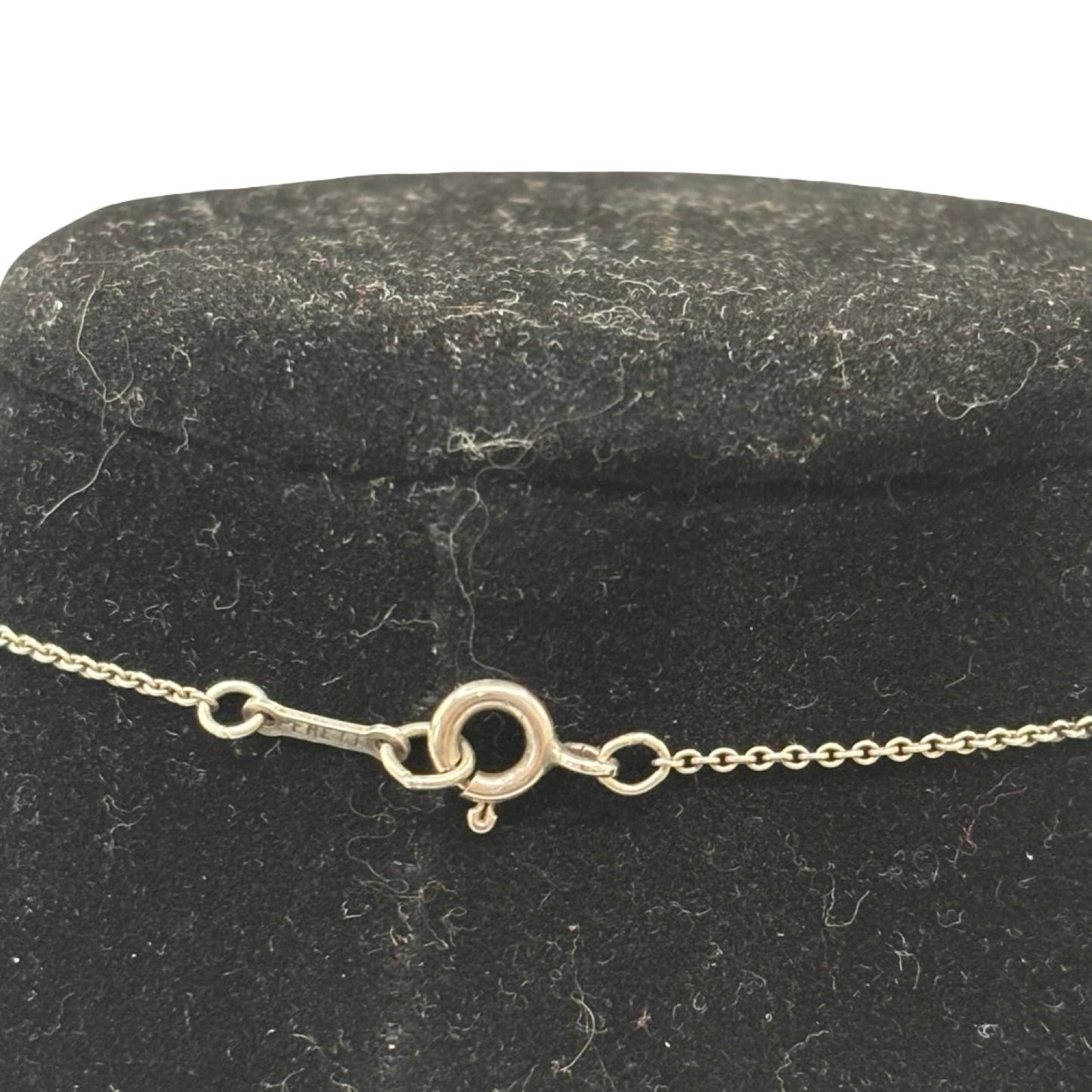 Pre-Owned Tiffany & Co Sterling Silver Large Bean Necklace - TIF1004