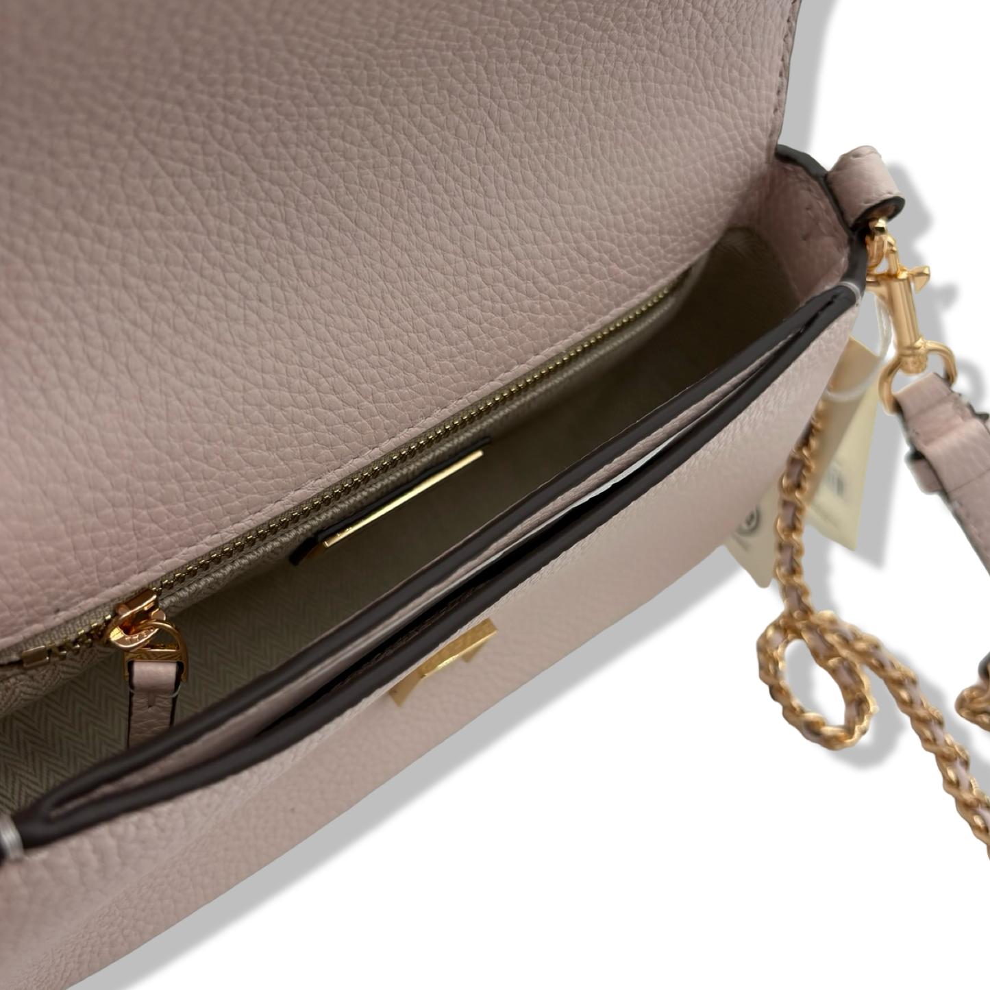 Pre-Owned Tory Burch Britten Convertible Crossbody Bag (Delicate Pink) - B0F4RPSMPT