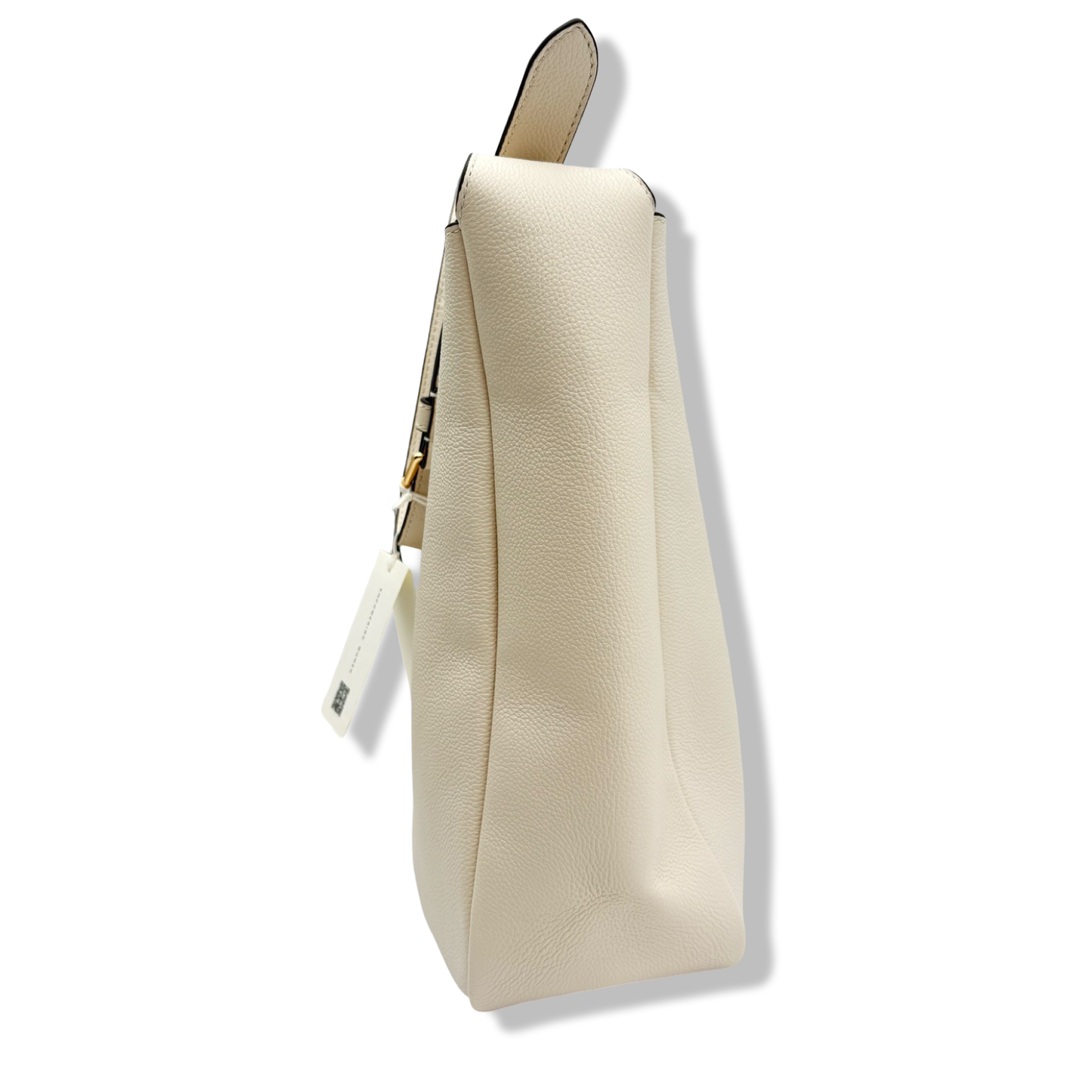 Pre-Owned Tory Burch Women's Pebbled Leather Thea Slouchy Shoulder Bag (New Ivory) - B0FTZFZQGB