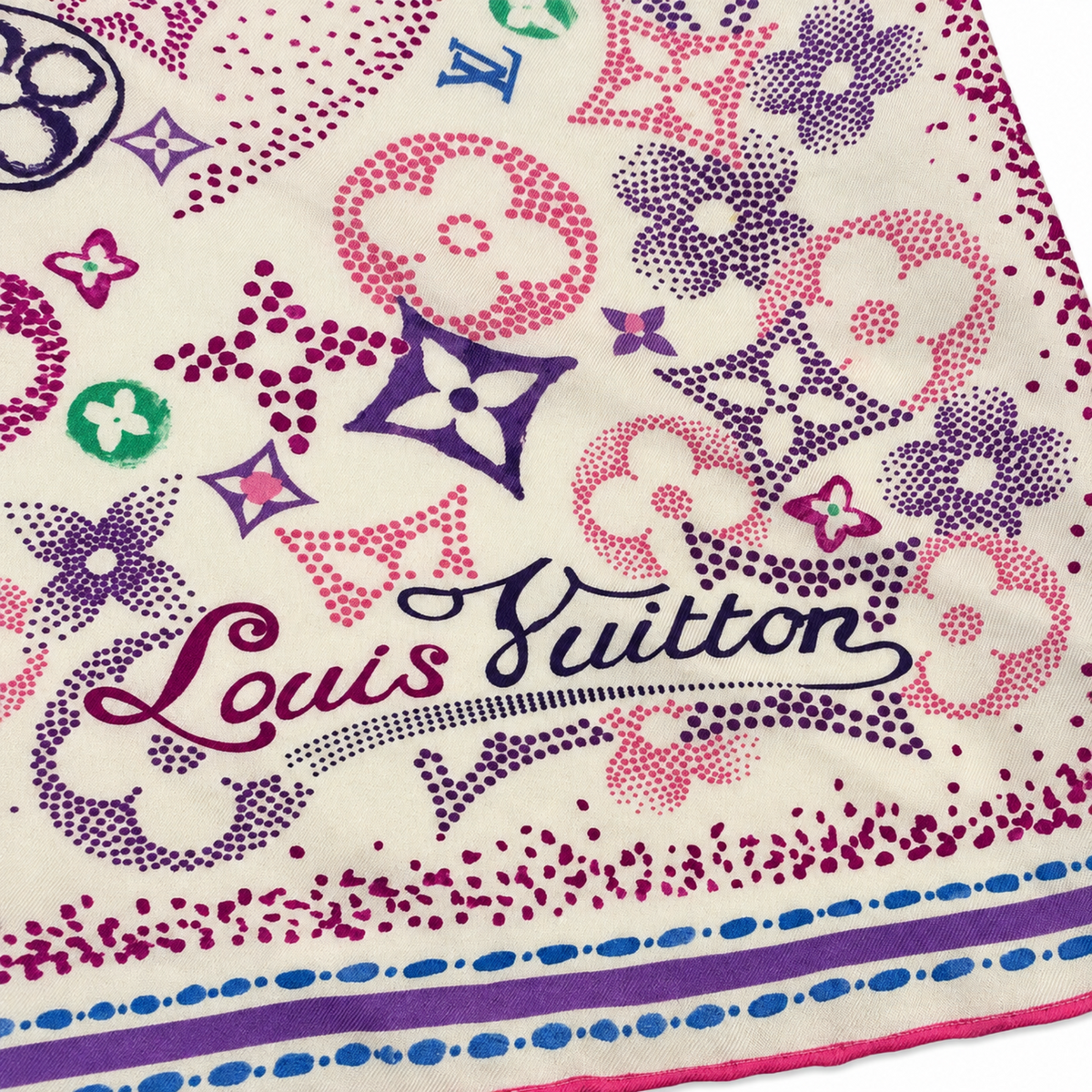 Pre-Owned Louis Vuitton Square 90 Silk Scarf - LV2134