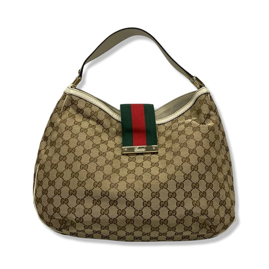 Pre-Owned Gucci Canvas Shoulder Bag - G1082