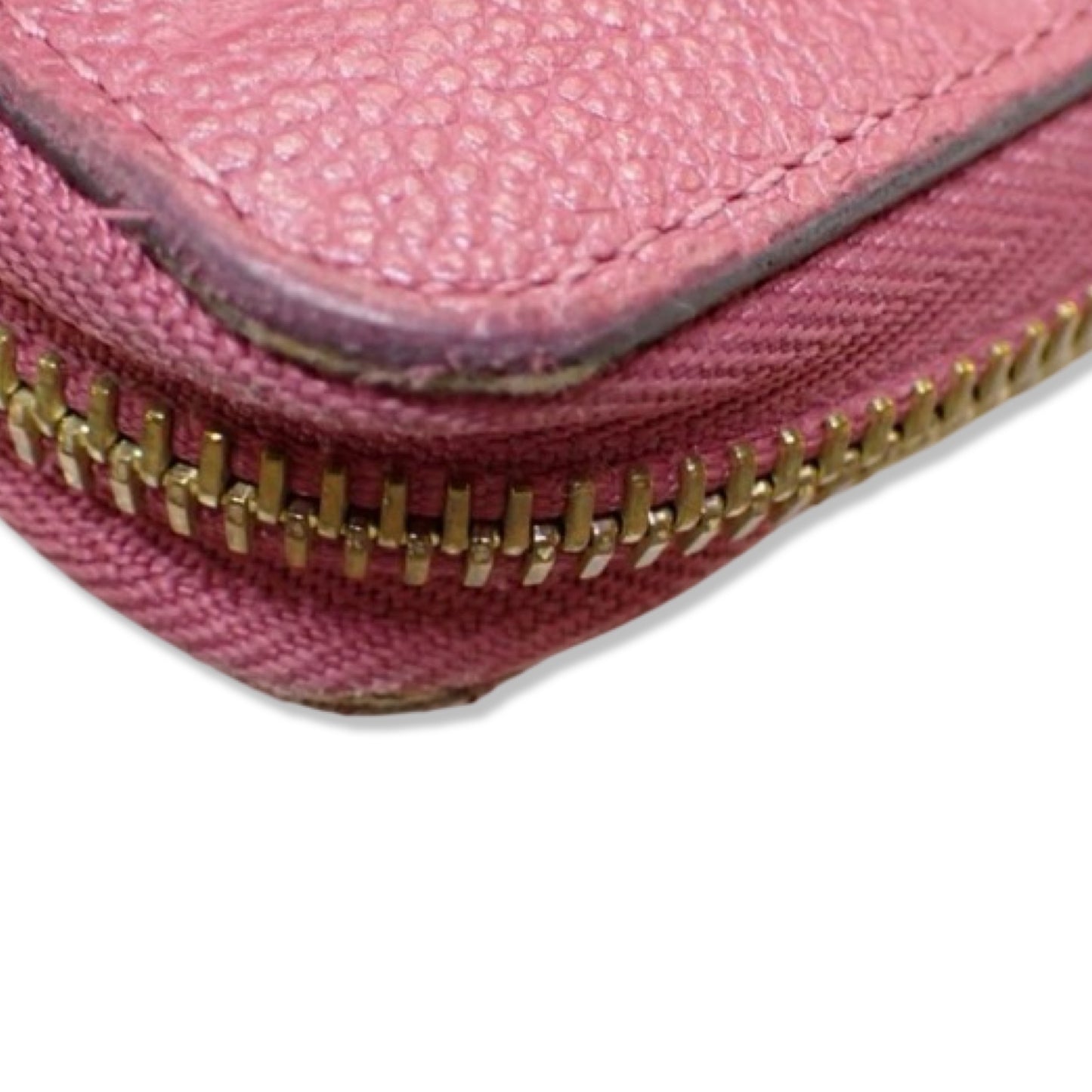 Pre-Owned Louis Vuitton Empreinte Leather Zippy Wallet Rose - LV1348