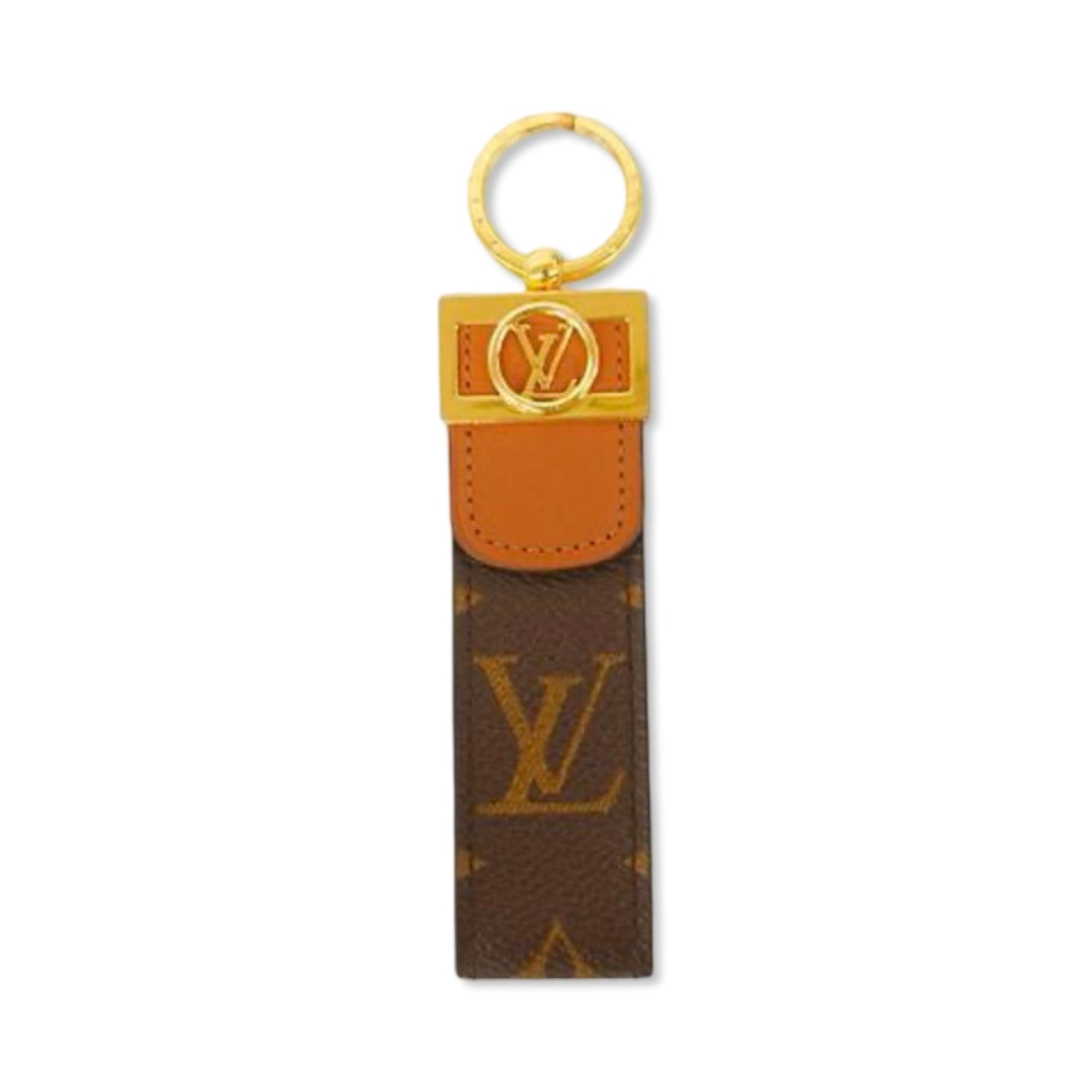 Pre-Owned Louis Vuitton Monogram Dauphine Dragonne Key Ring - LV1660