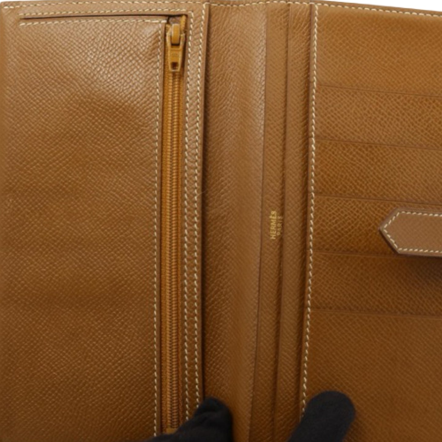 Pre-Owned Hermes Epsom Leather Bearn Wallet - HER1011