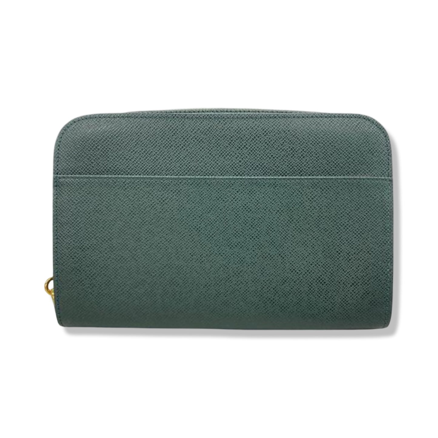 Pre-Owned Louis Vuitton Taiga Leather Green Orsay Clutch - LV1584