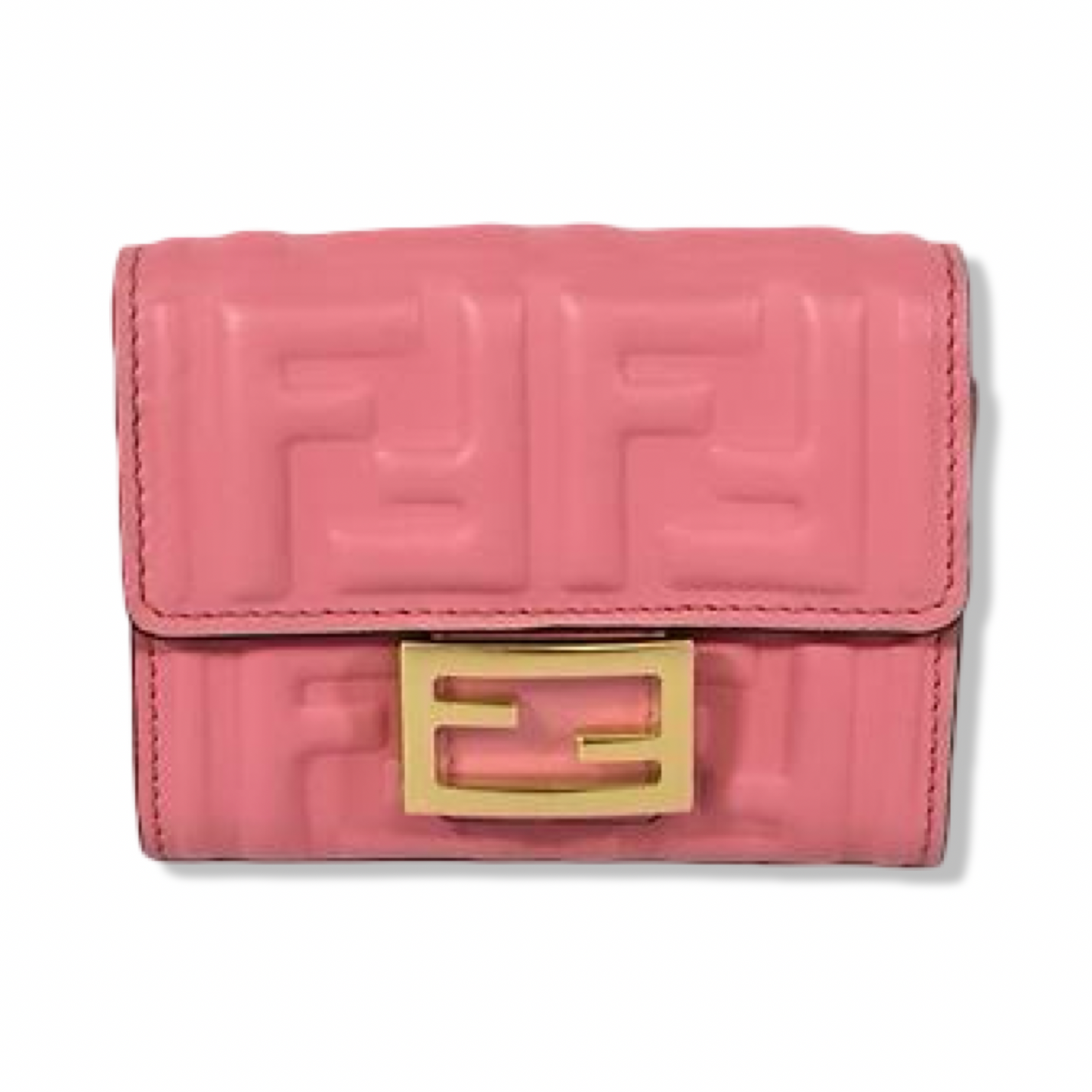 Pre-Owned Fendi Nappa Leather Baguette Card Case - FEN1037