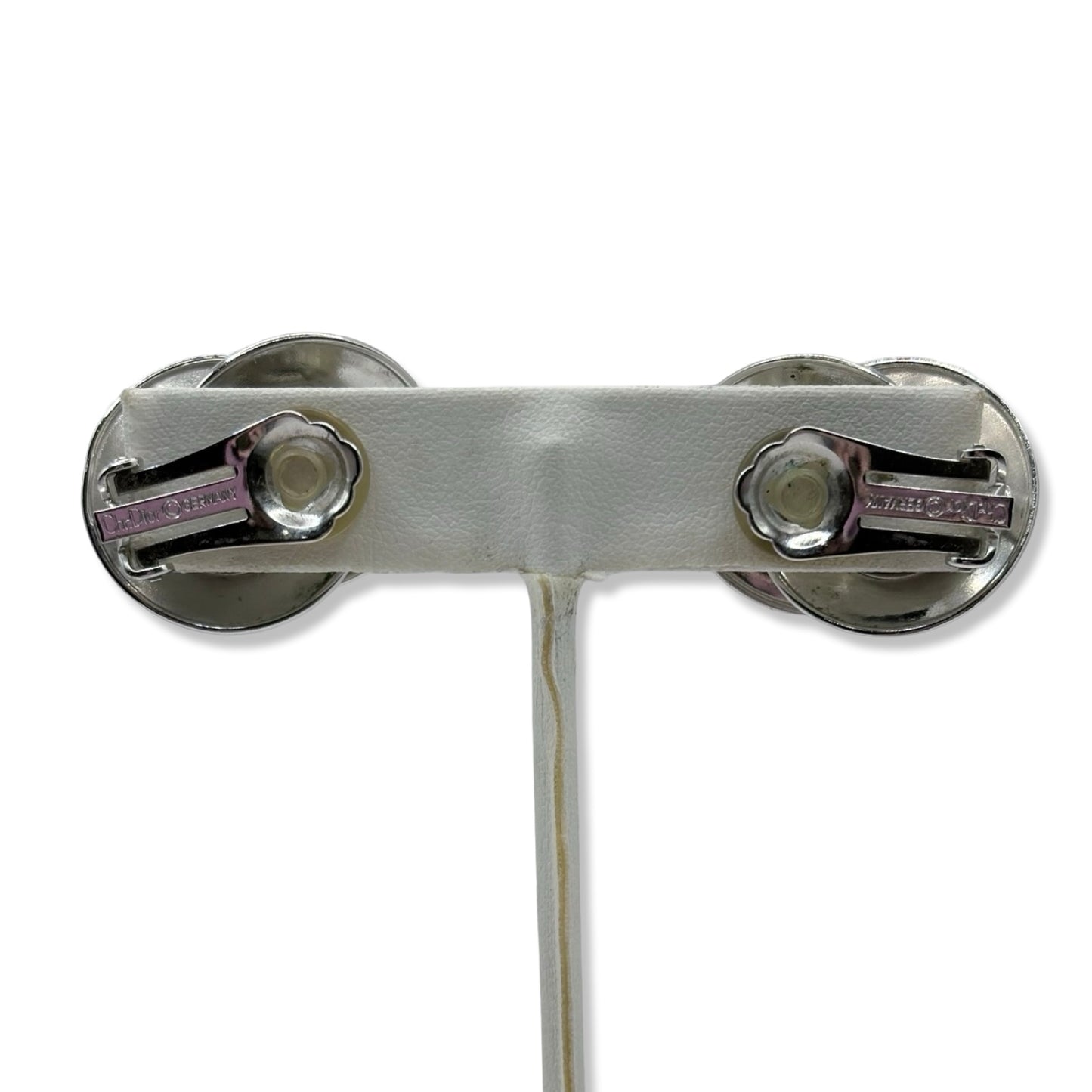 Pre-Owned Christian Dior Silver Clip-On Earrings - DIO1024