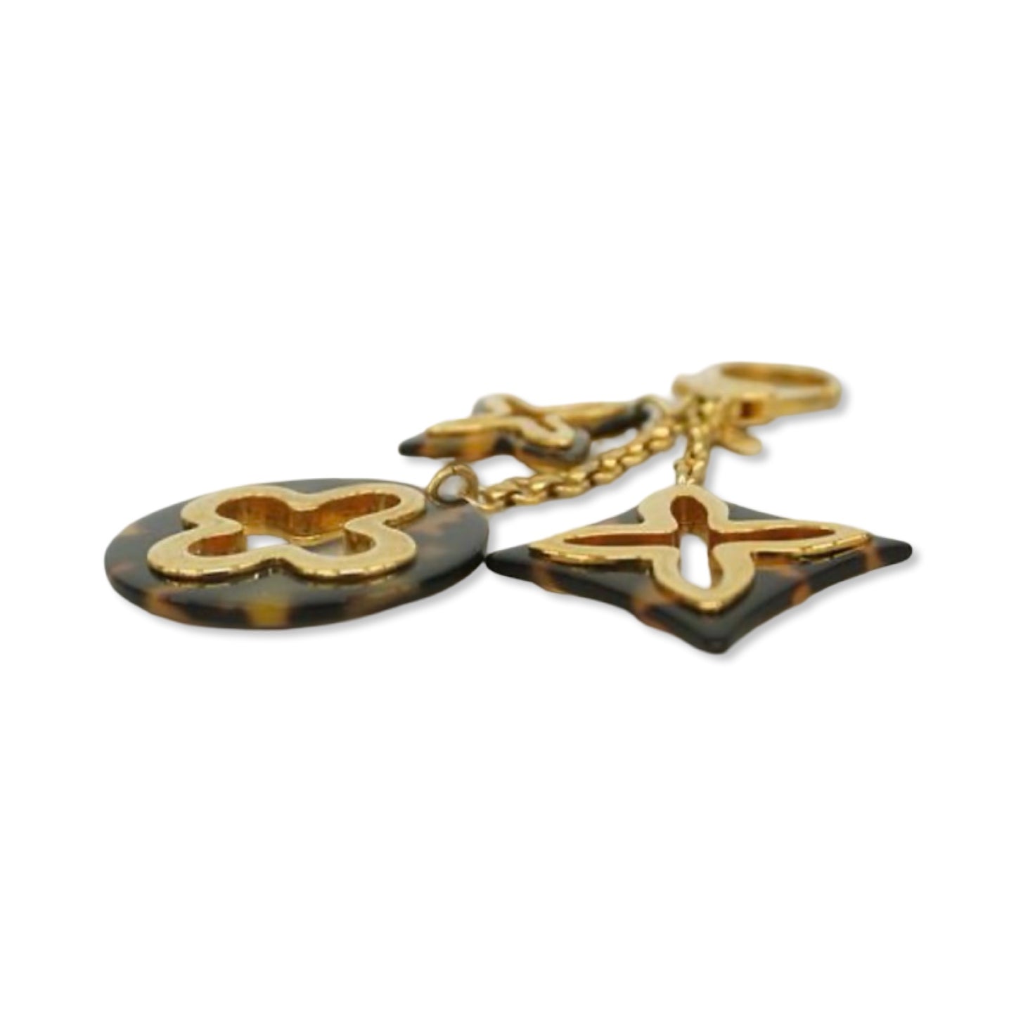 Pre-Owned Louis Vuitton Bijoux Sac Insolence Tortoise Shell Resin Key Ring - LV1659