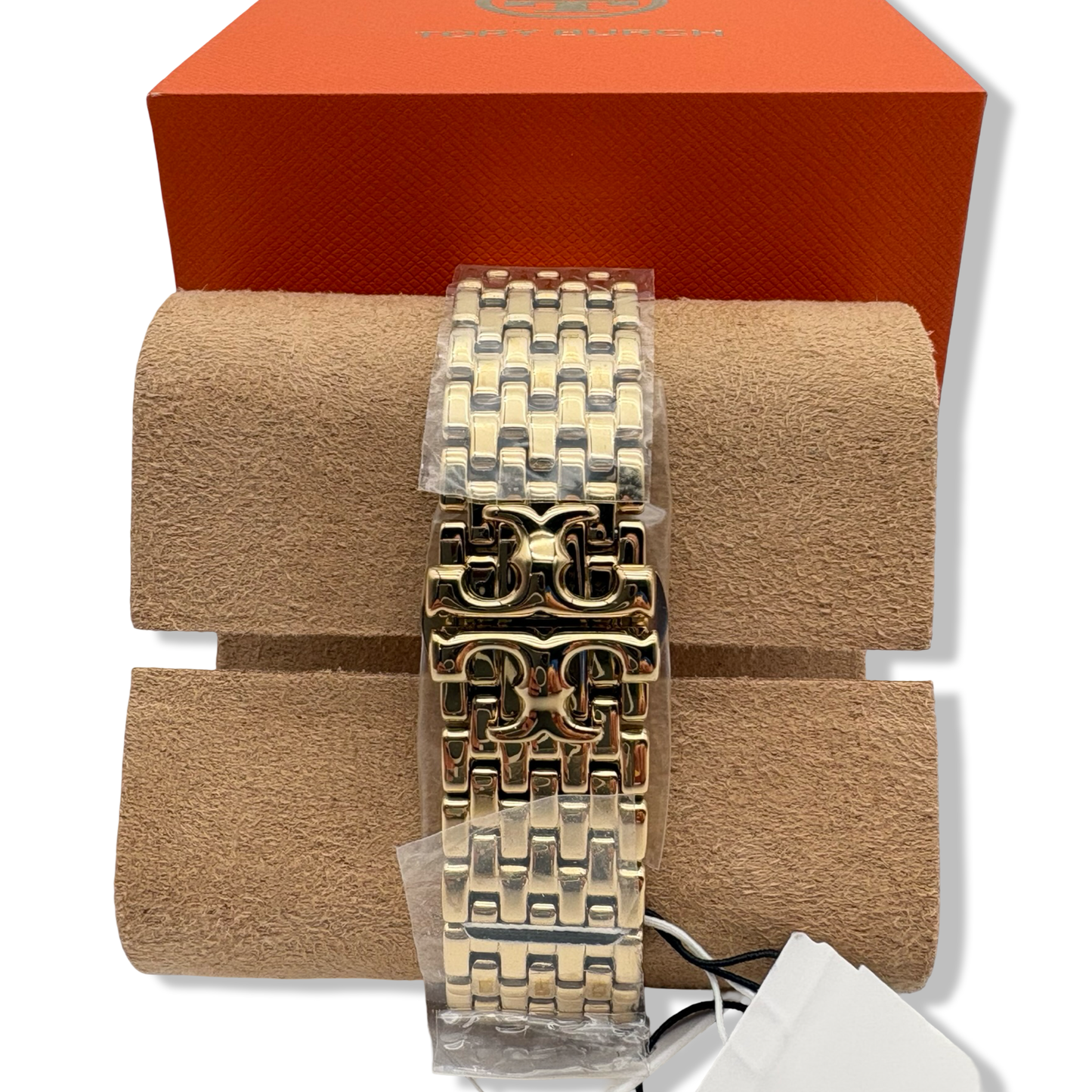 Pre-Owned Tory Burch Eleanor Gold-Tone Stainless Steel Bracelet Watch - Model TBW1073