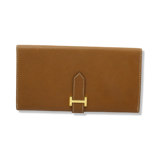 Pre-Owned Hermes Epsom Leather Bearn Wallet - HER1011
