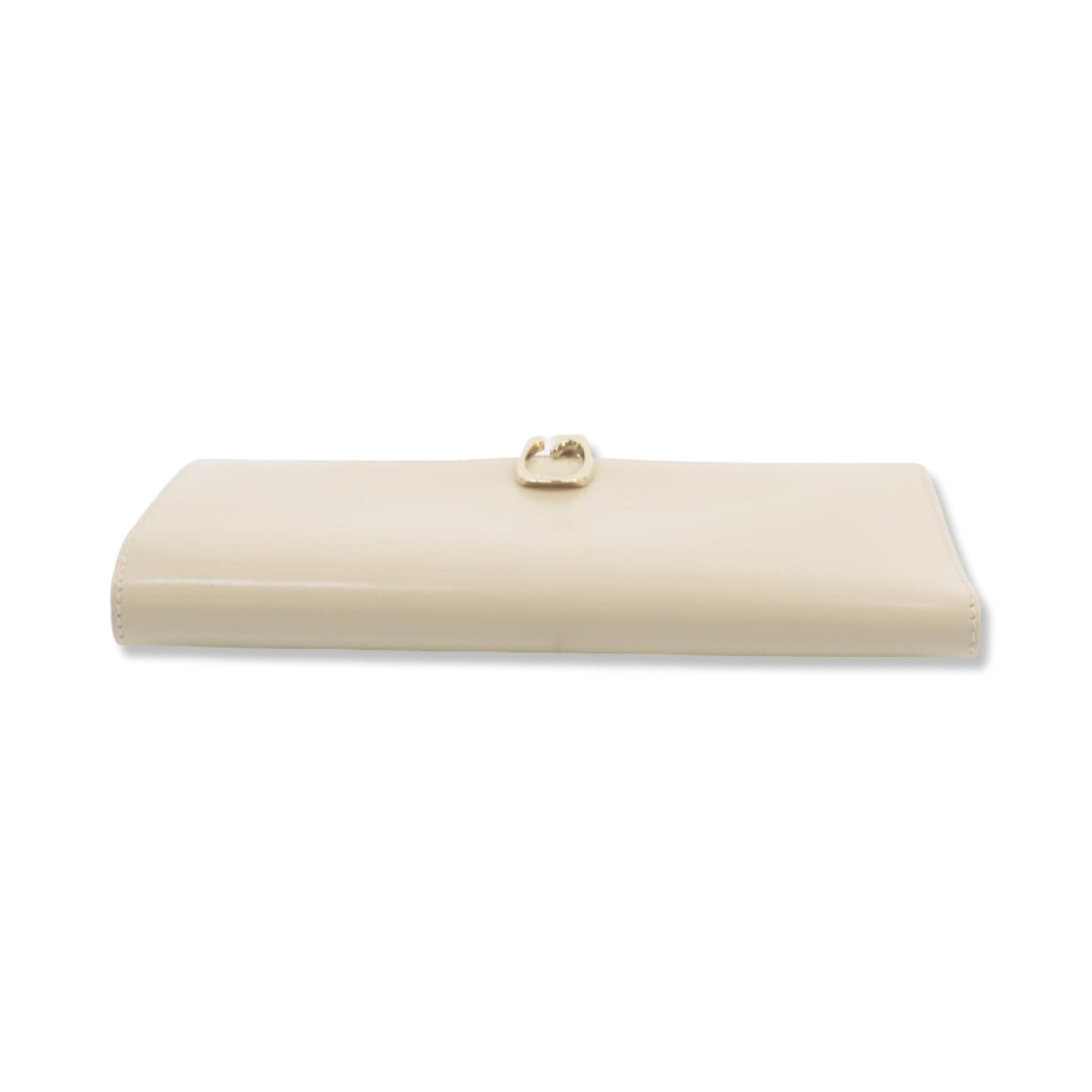 Pre-Owned Gucci Patent Leather Long Beige Wallet - G1099