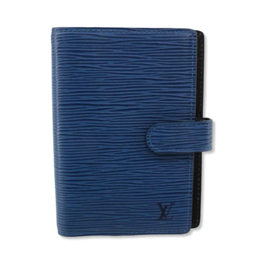 Pre-Owned Louis Vuitton Monogram Epi Leather Toledo Blue Small Ring Agenda Cover - LV1665