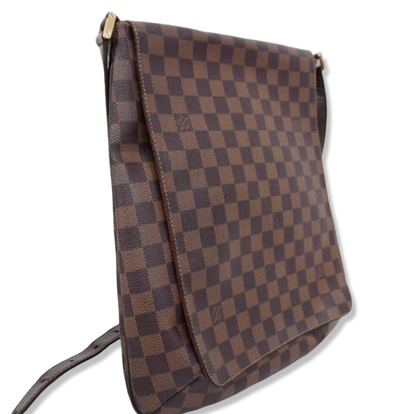 Pre-Owned Louis Vuitton Damier Ebene Canvas Musette Salsa Long Strap - LV1475