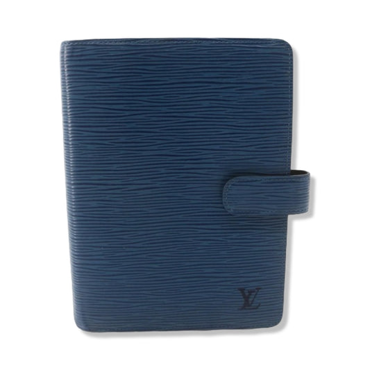 Pre-Owned Louis Vuitton Epi Leather Toldeo Blue Medium Ring Agenda - LV2025