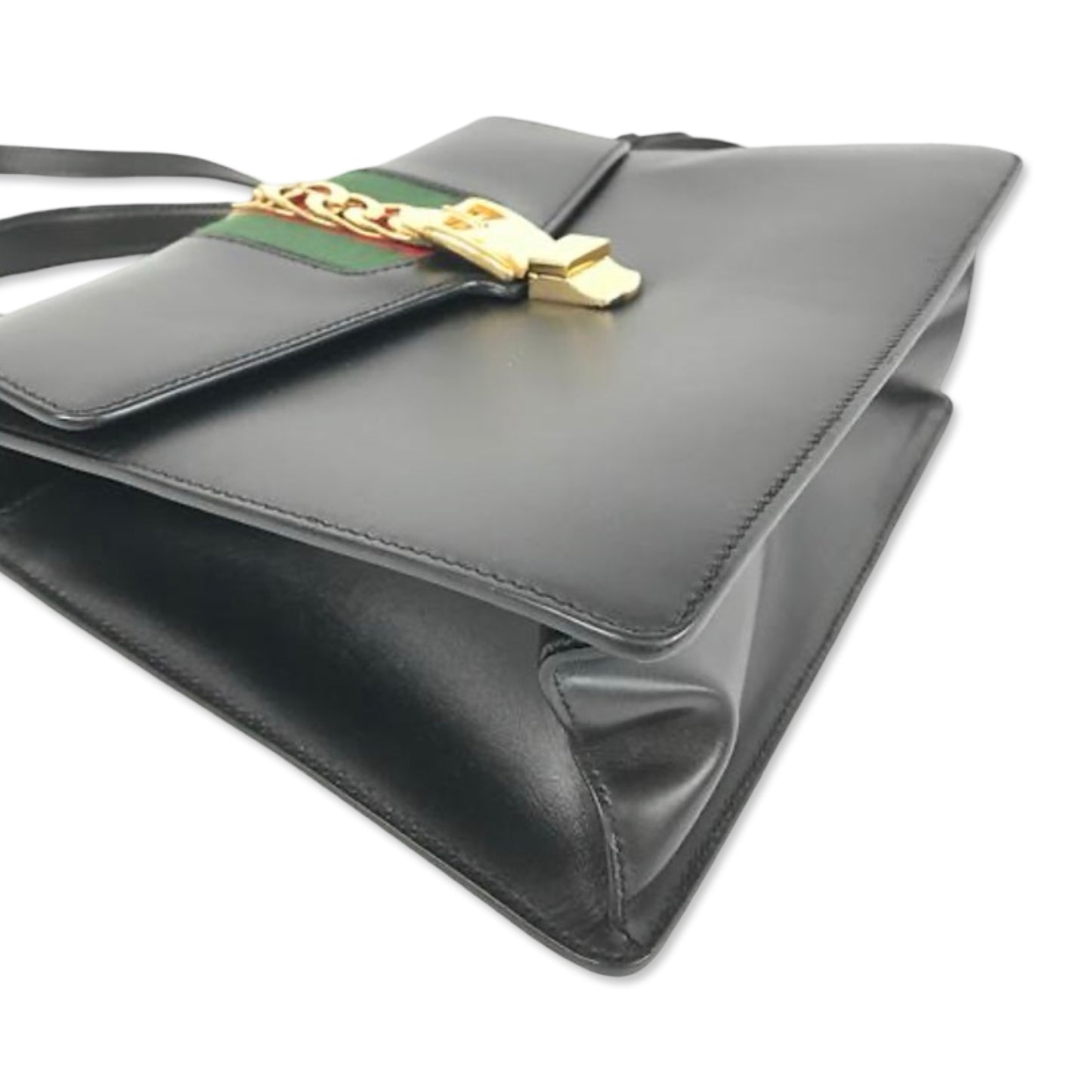 Pre-Owned Gucci Leather Sylvie Shoulder Bag - G1148