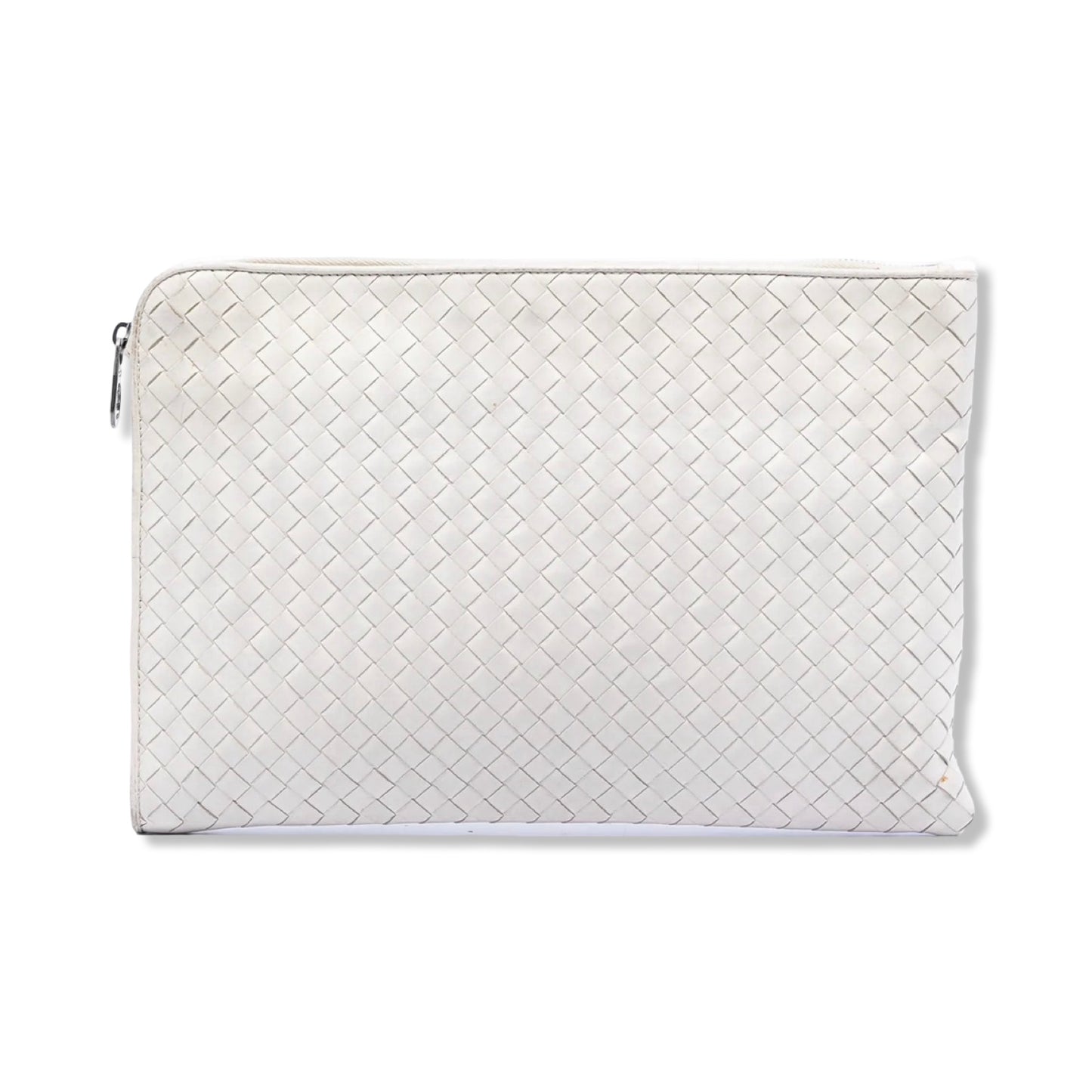 Pre-Owned Bottega Veneta Nappa Leather Intercciato Clutch - BV1011