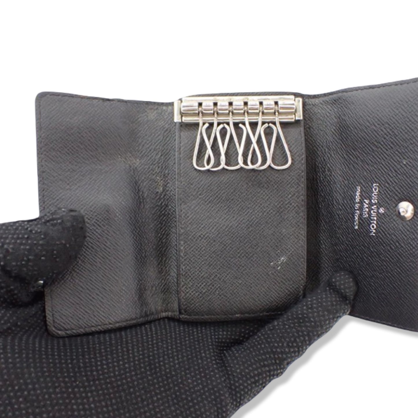 Pre-Owned Louis Vuitton Multicle 6 Key Case Damier Graphite Canvas - LV1422