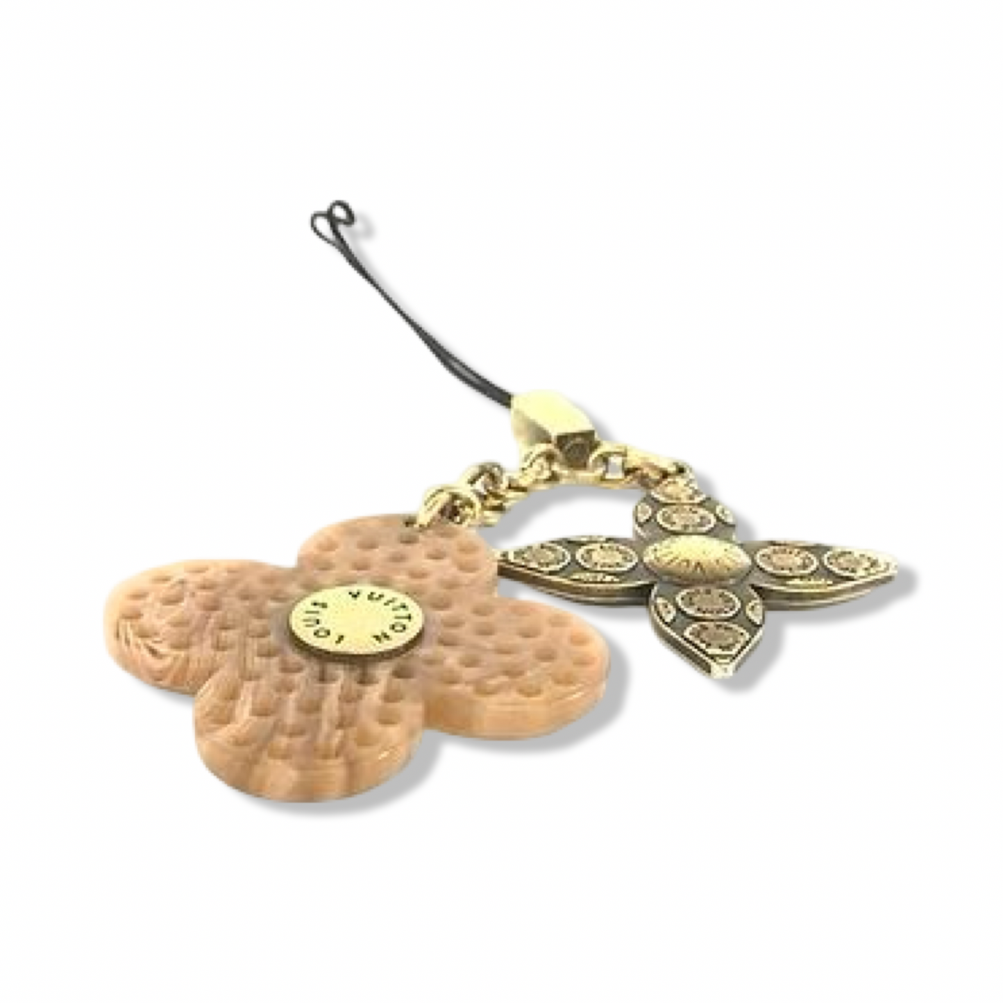 Pre-Owned Louis Vuitton Bijoux Sacklock Flower Key Ring - LV2029