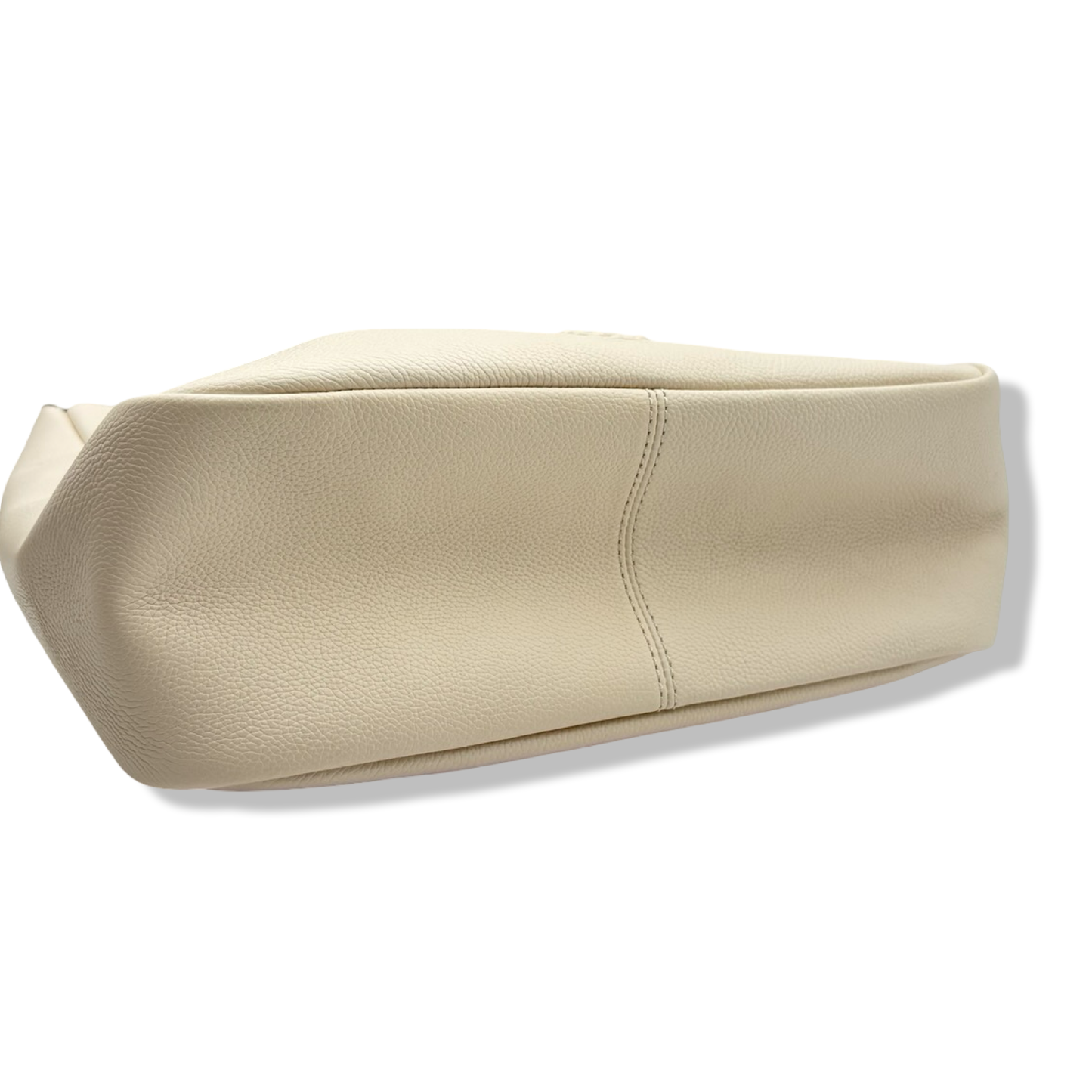 Pre-Owned Tory Burch Women's Pebbled Leather Thea Slouchy Shoulder Bag (New Ivory) - B0FTZFZQGB
