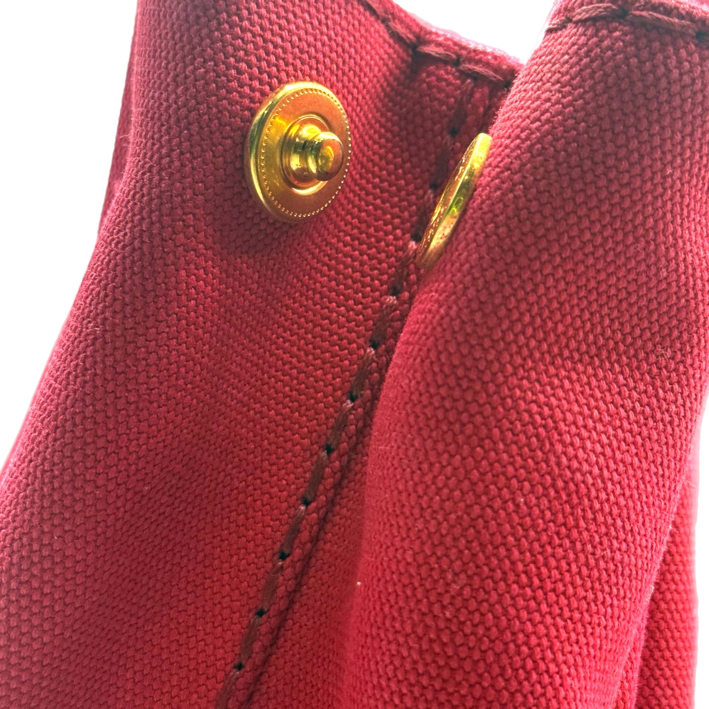 Pre-Owned Prada Canvas Canapa Convertible Tote - P1026