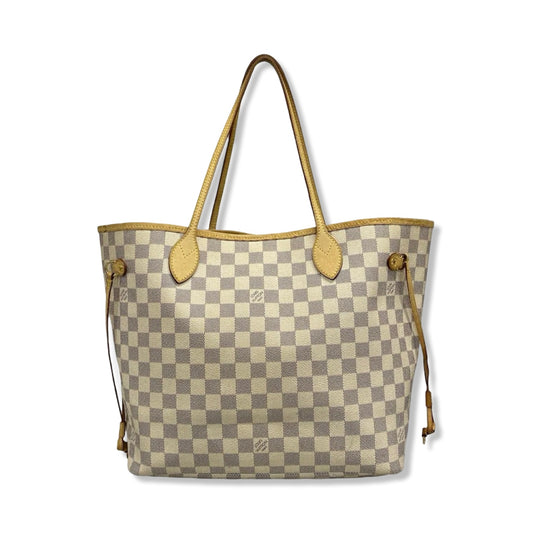 Pre-Owned Louis Vuitton Damier Azur Neverfull MM - LV1766