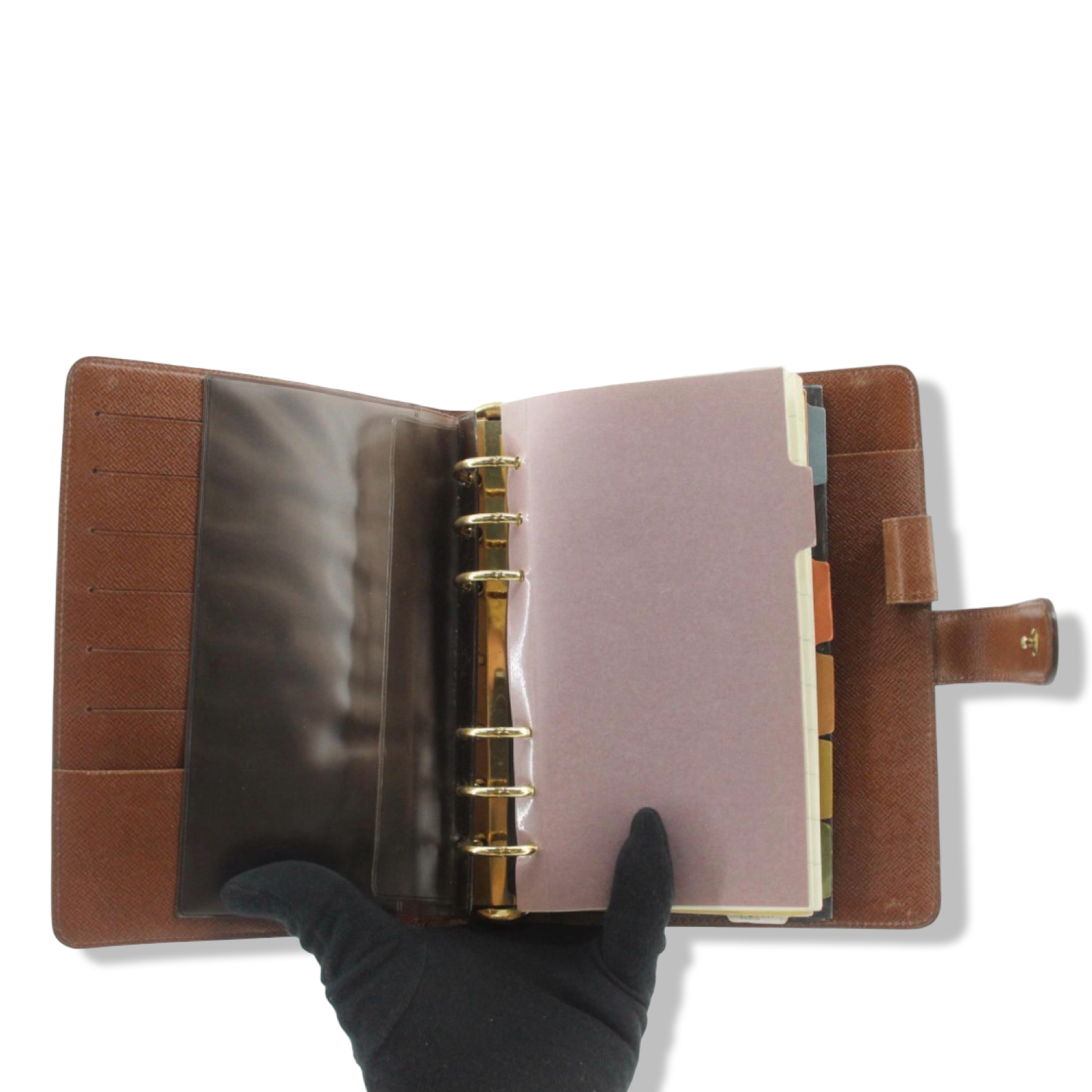 Pre-Owned Louis Vuitton Epi Leather Desert Fawn Medium Ring Agenda - LV1994