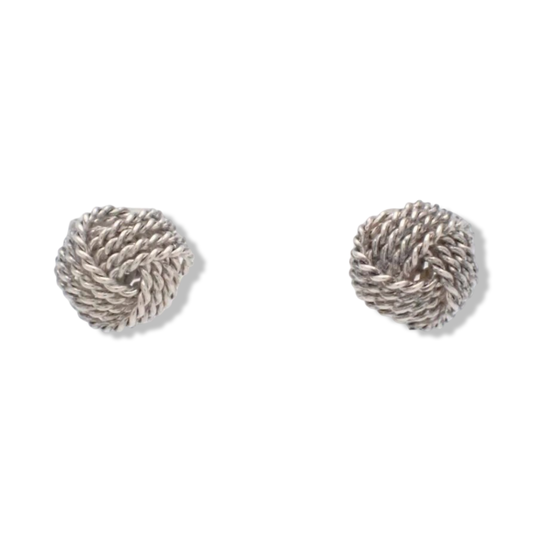 Pre-Owned Tiffany & Co. Silver Somerset Earrings - TIF1049