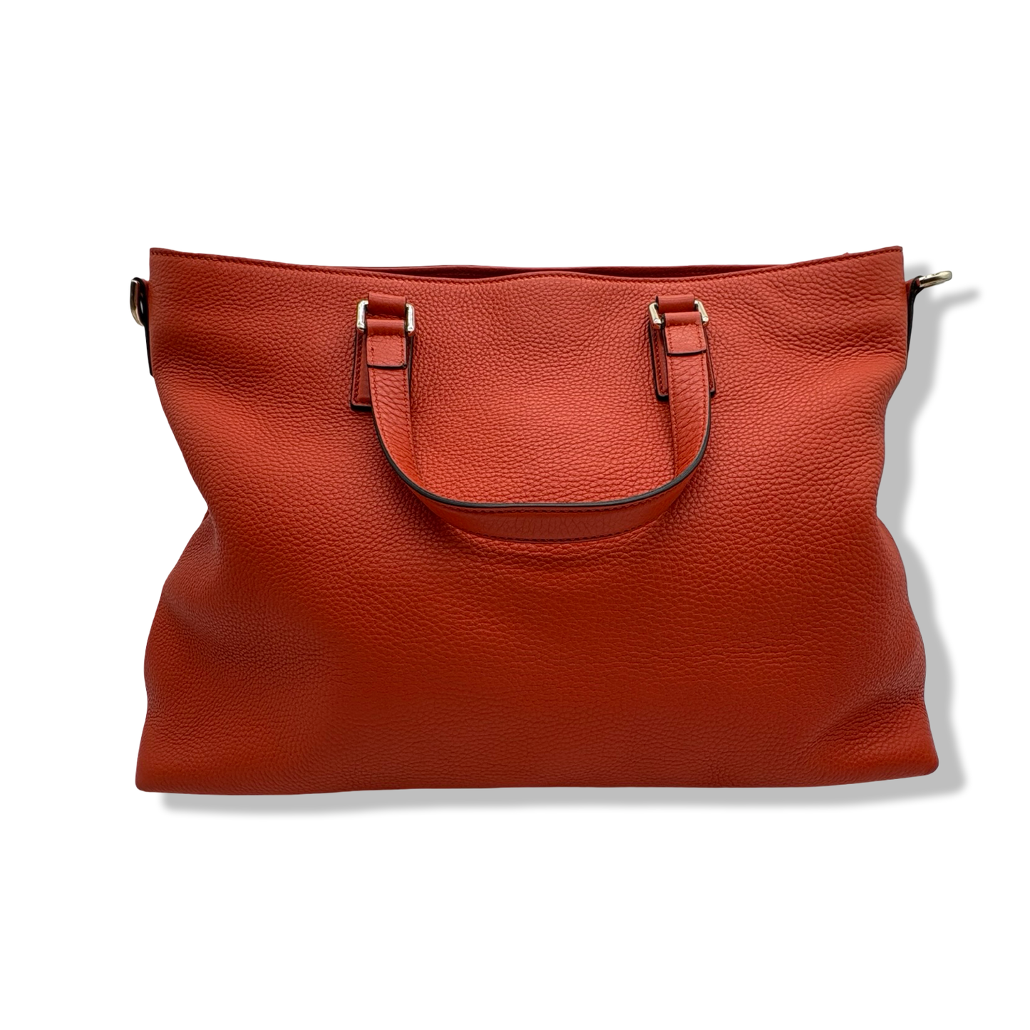 Pre-Owned Gucci Pebbled Leather Bamboo Tassel Tote  - G1189