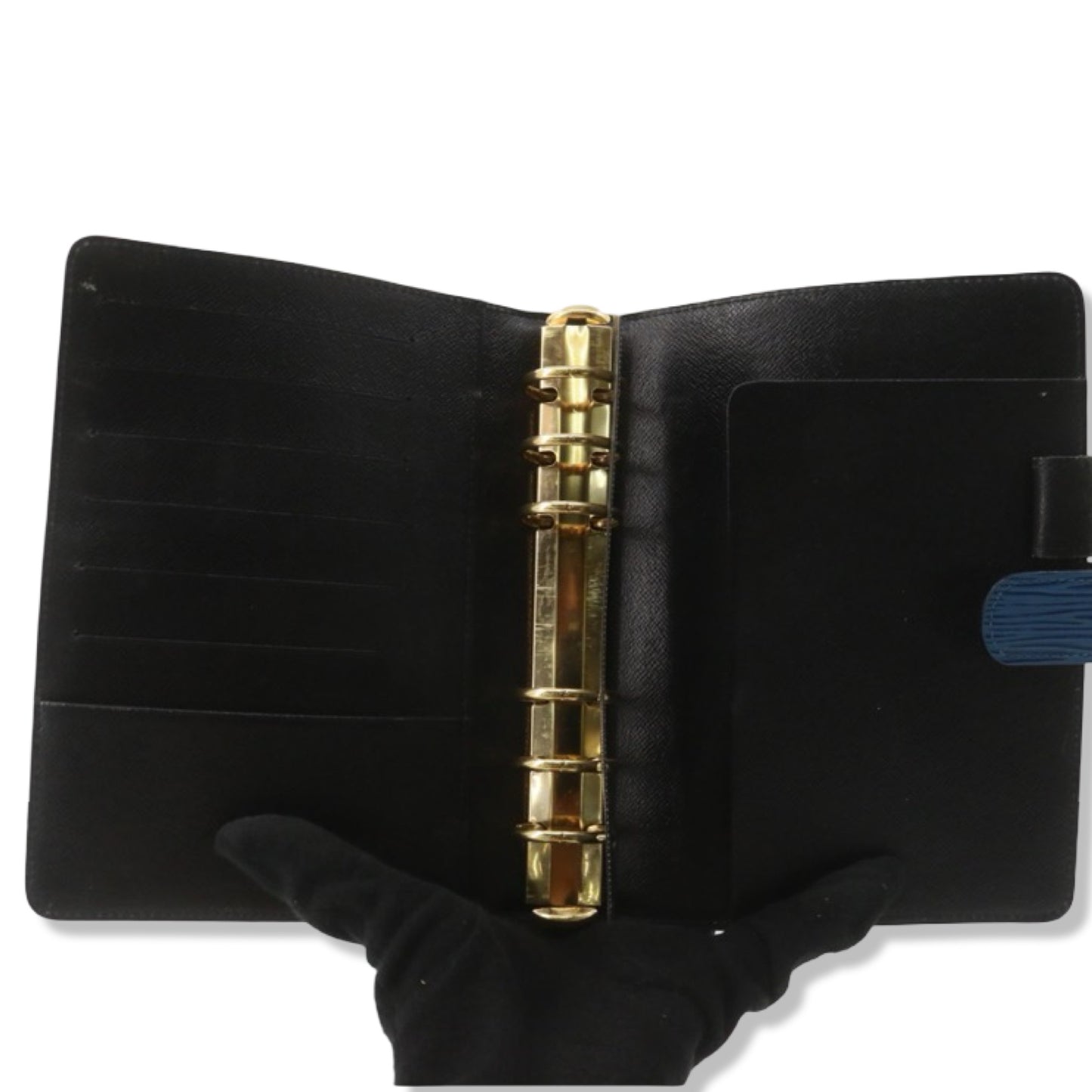 Pre-Owned Louis Vuitton Epi Leather Toldeo Blue Medium Ring Agenda - LV2025