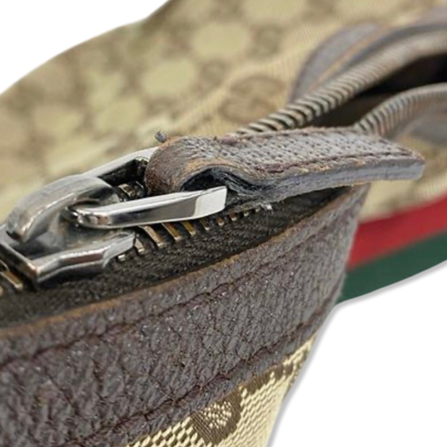 Pre-Owned Gucci GG Canvas Sherry Line Shoulder Bag - G1128