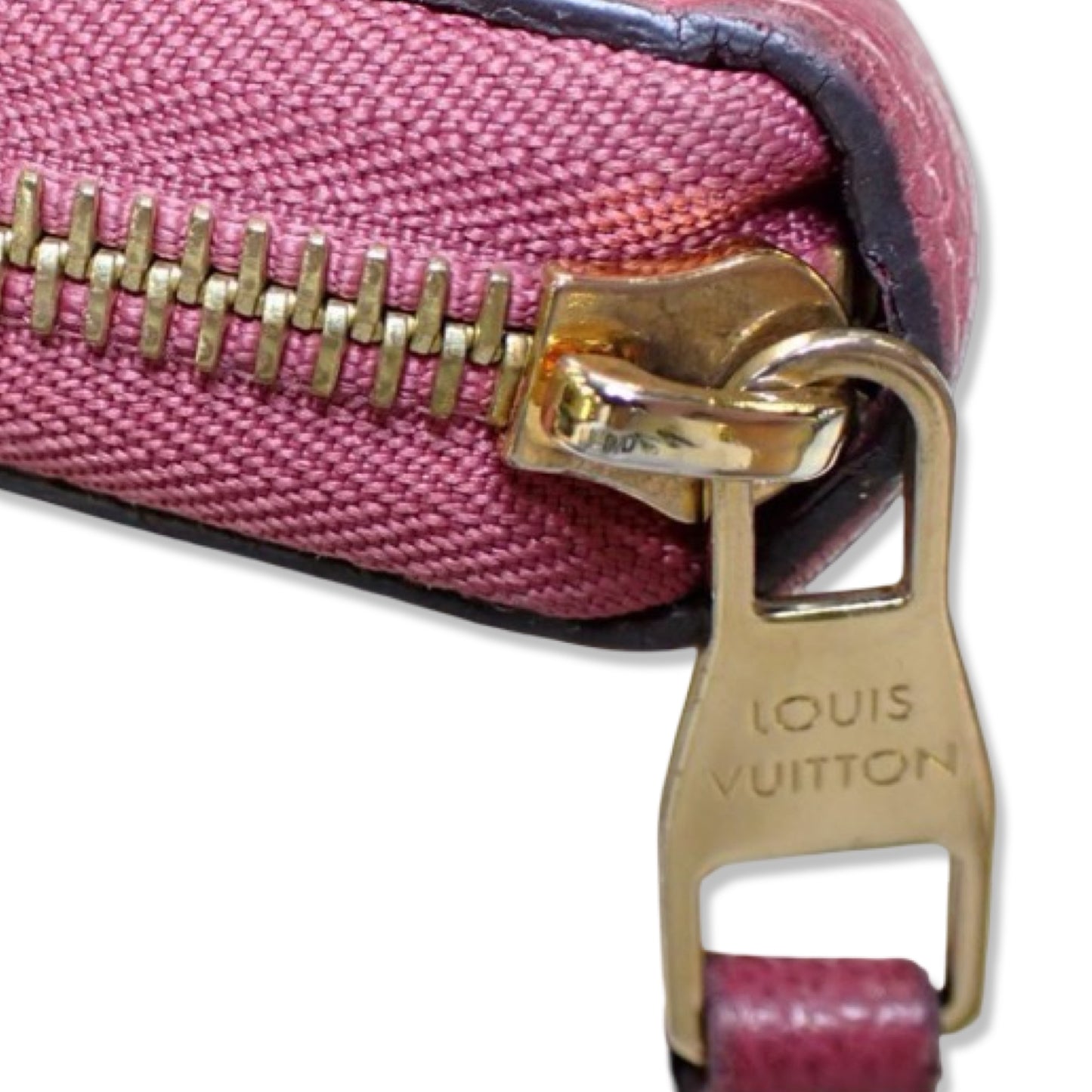 Pre-Owned Louis Vuitton Empreinte Leather Zippy Wallet Rose - LV1348