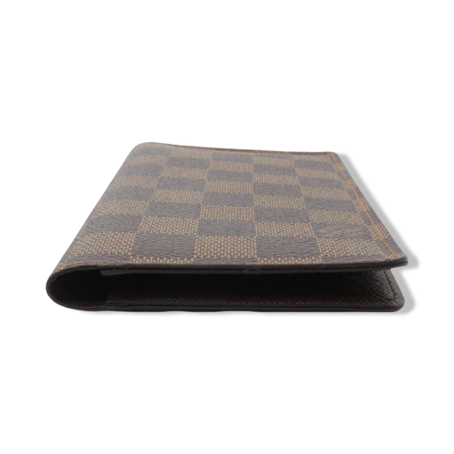 Pre-Owned Louis Vuitton Damier Ebene Canvas Long Wallet - With Initials - LV2041