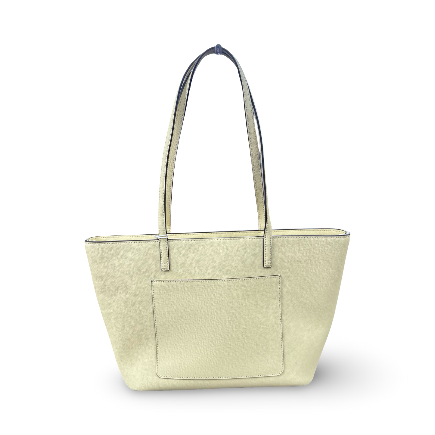 Pre-Owned Tory Burch Emerson Top Zip Tote Detachable Crossbody Strap (Lemon Sugar) - B0DXCR9QQN