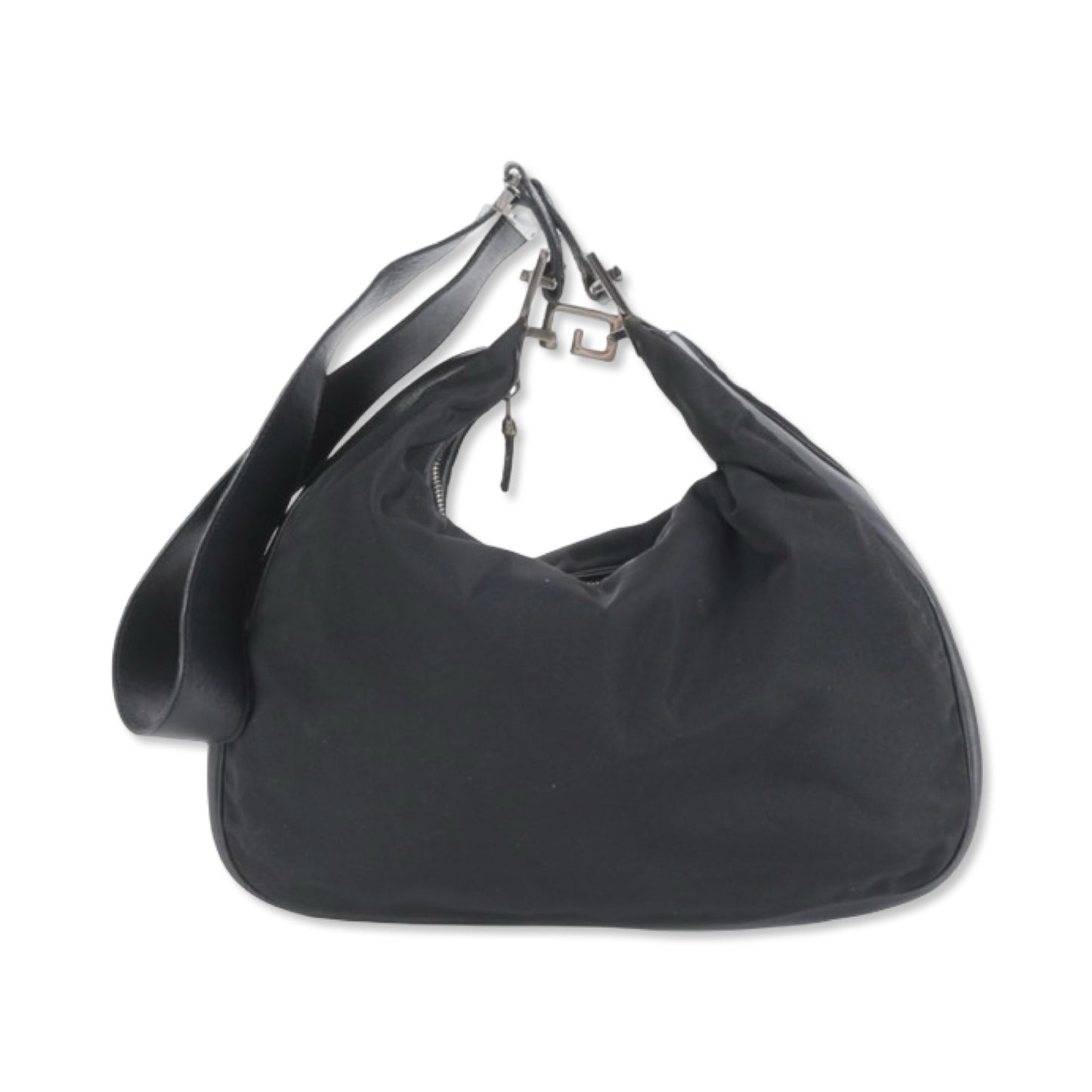 Pre-Owned Gucci Nylon and Leather Shoulder Bag - G1139