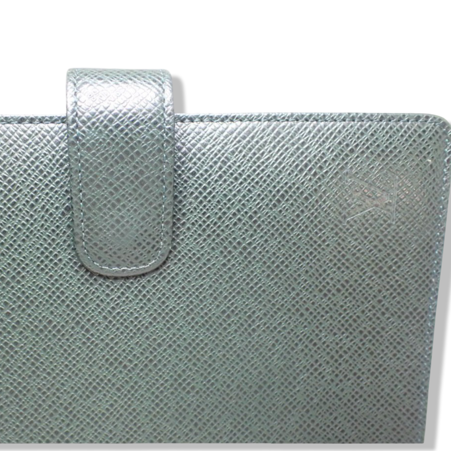 Pre-Owned Louis Vuitton Taiga Leather Green Medium Ring Agenda - LV1957