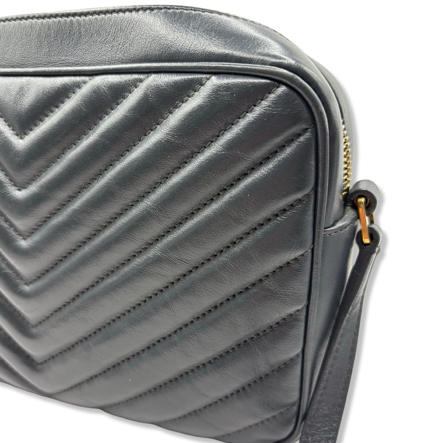 Pre-Owned Yves Saint Laurent Calfskin Leather Camera Bag Crossbody - YSL1022