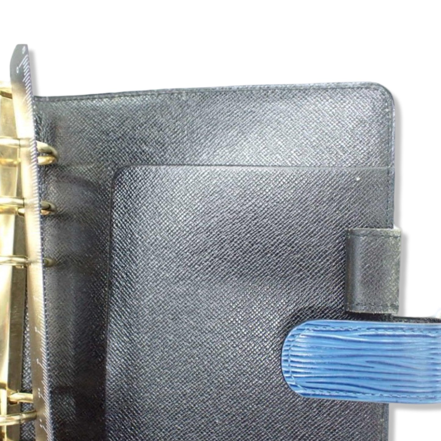 Pre-Owned Louis Vuitton Epi Leather Toldeo Blue Medium Ring Agenda - LV2025