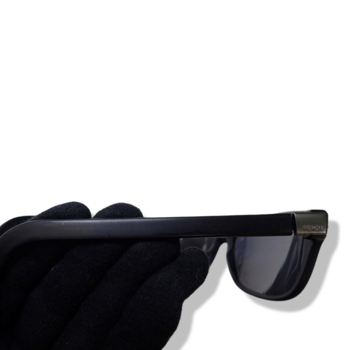 Pre-Owned Fendi Full Rim Wellington Black Sunglasses - FEN1008