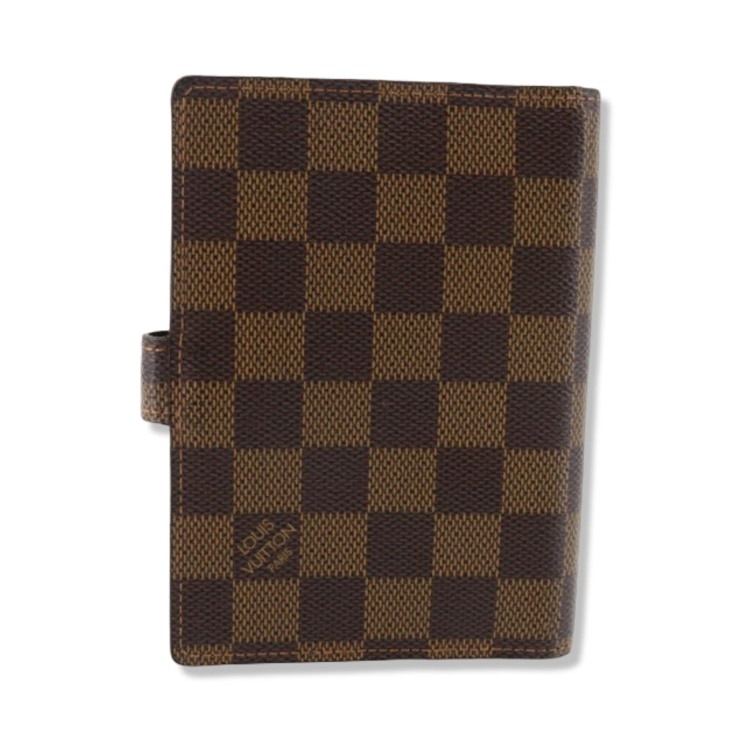 Pre-Owned Louis Vuitton Damier Ebene Canvas Small Ring Agenda Cover - LV1519