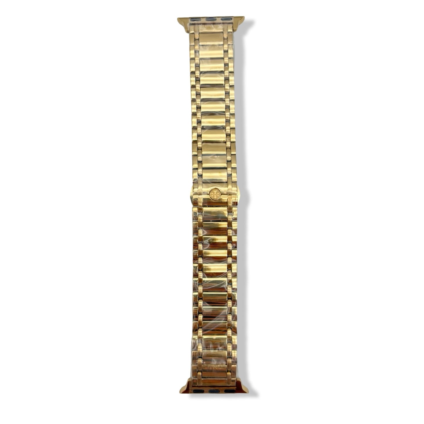 Pre-Owned Tory Burch Miller Gold-Tone Stainless Steel Band for Apple Watch®, 38mm/40mm/41mm)