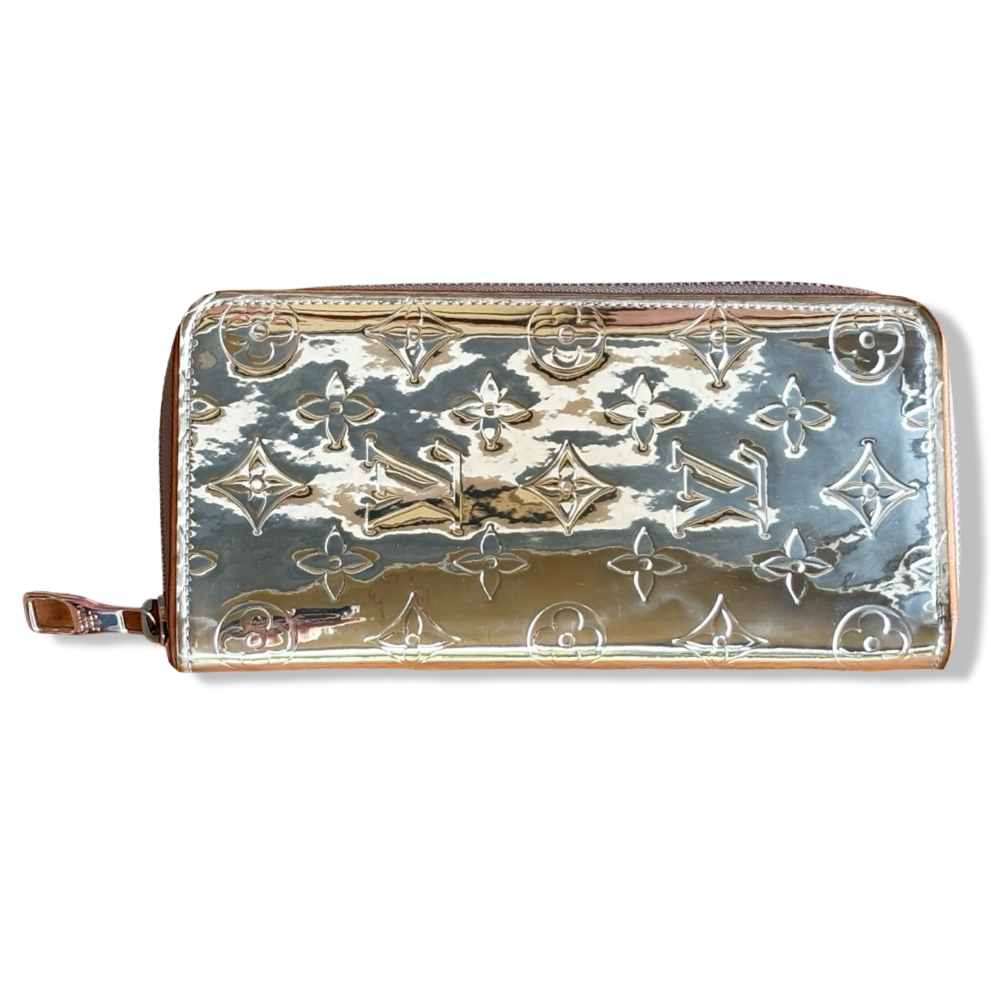 Pre-Owned Louis Vuitton Mirror Leather Zippy Wallet - LV1818