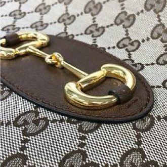Pre-Owned Gucci Canvas Horsebit 1955 Tote Bag - G1196