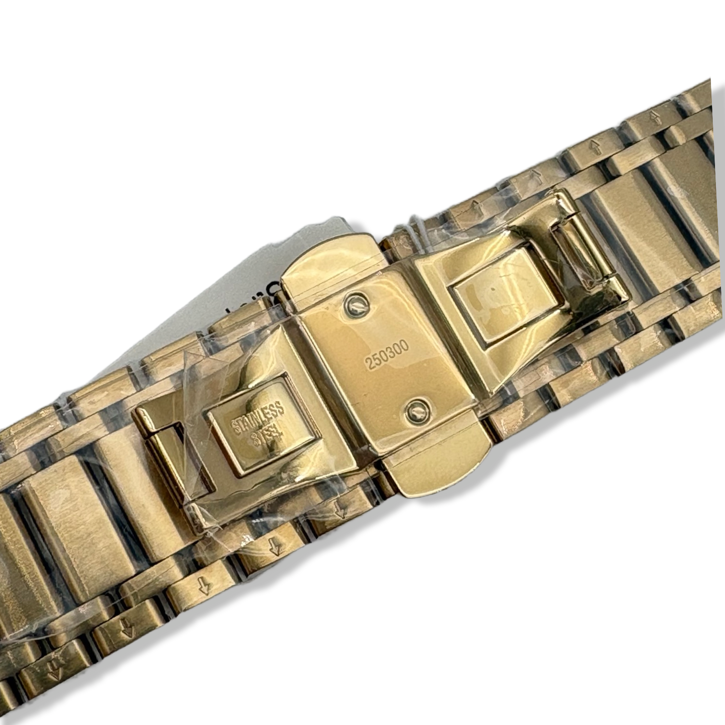 Pre-Owned Tory Burch Miller Gold-Tone Stainless Steel Band for Apple Watch®, 38mm/40mm/41mm)