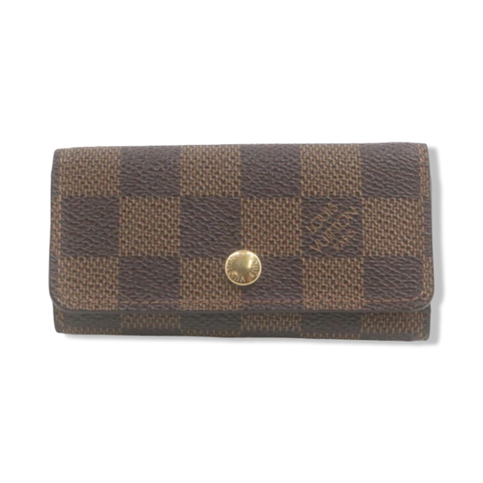 Pre-Owned Louis Vuitton Damier Ebene Canvas Multicle 4 Key Case - LV2084