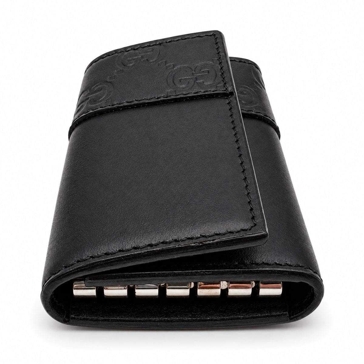 Pre-Owned Gucci Guccissima 6-Key Case - G1219
