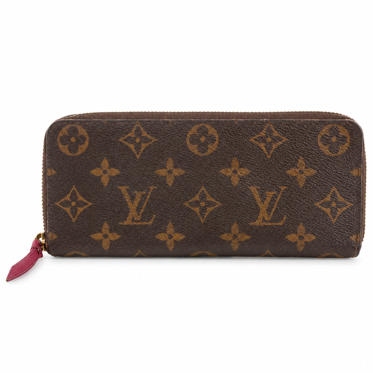 Pre-Owned Louis Vuitton Monogram Clemence Wallet in Fuchsia - LV2129