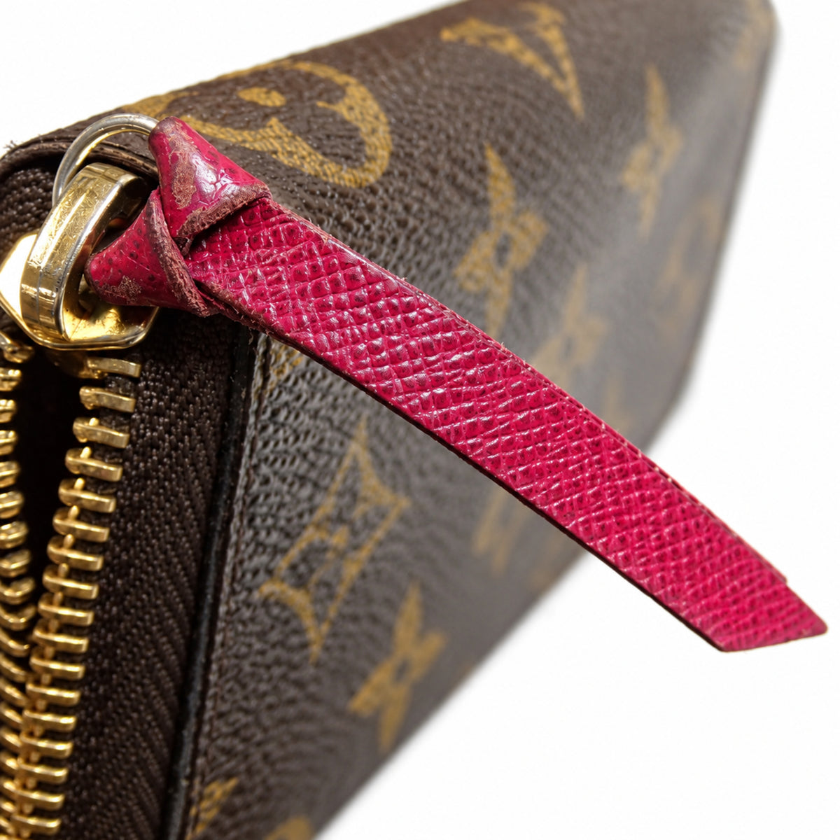 Pre-Owned Louis Vuitton Monogram Clemence Wallet in Fuchsia - LV2129