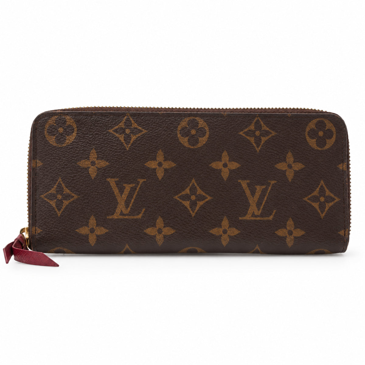 Pre-Owned Louis Vuitton Monogram Clemence Wallet in Fuchsia - LV2132