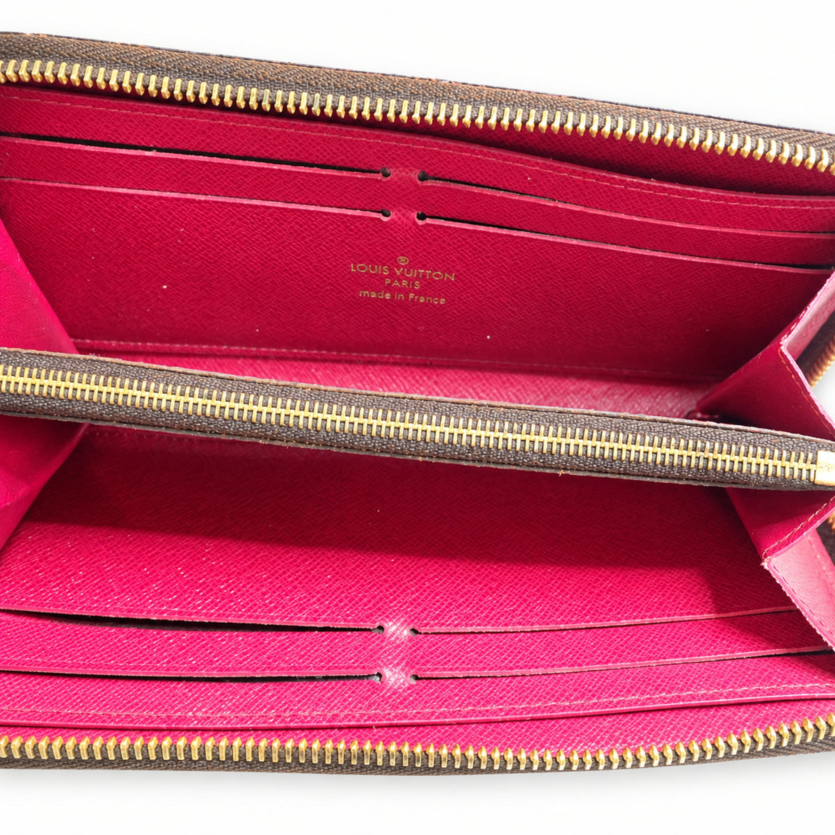Pre-Owned Louis Vuitton Monogram Clemence Wallet in Fuchsia - LV2132