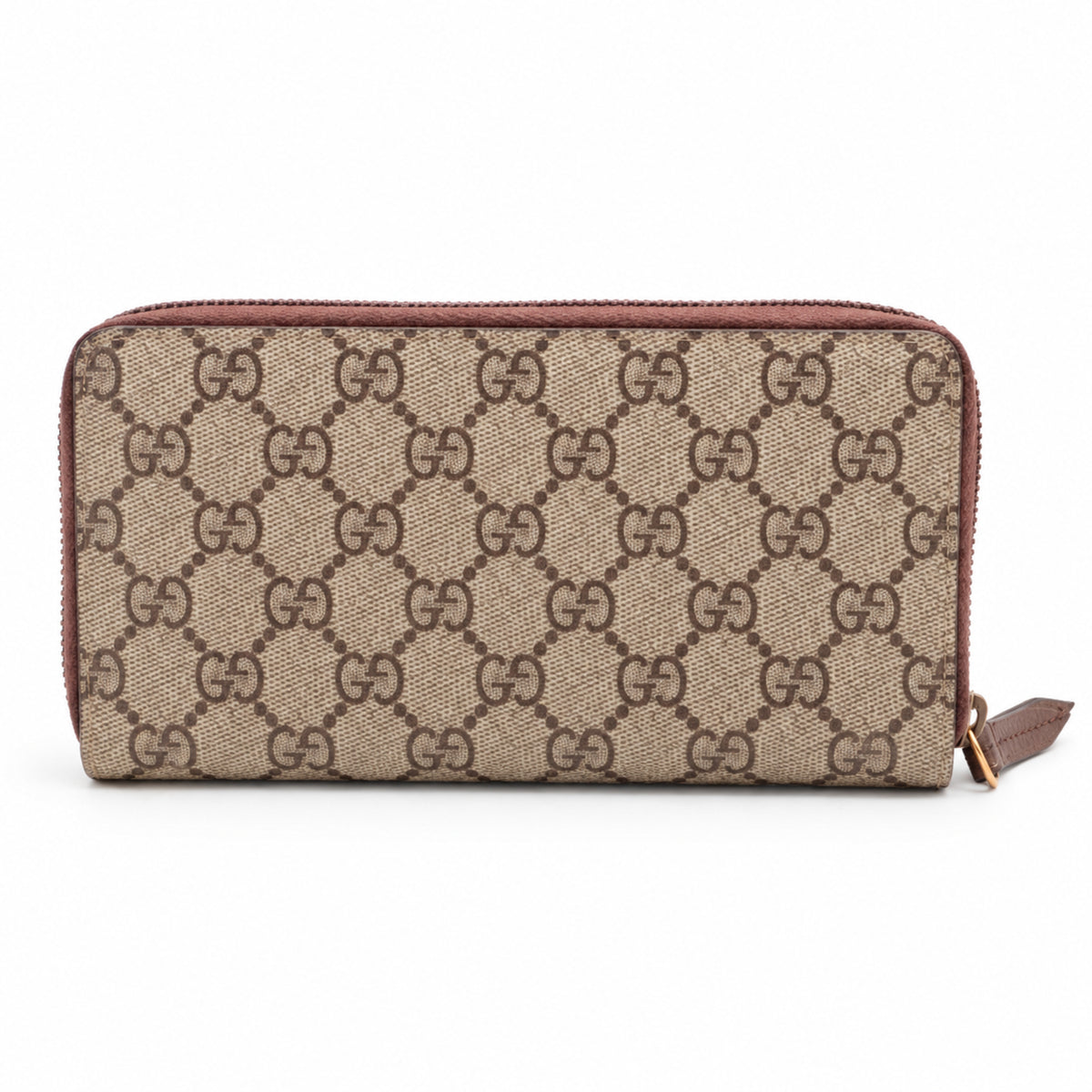 Pre-Owned Gucci GG Supreme Tiger Head Long Wallet - G1220